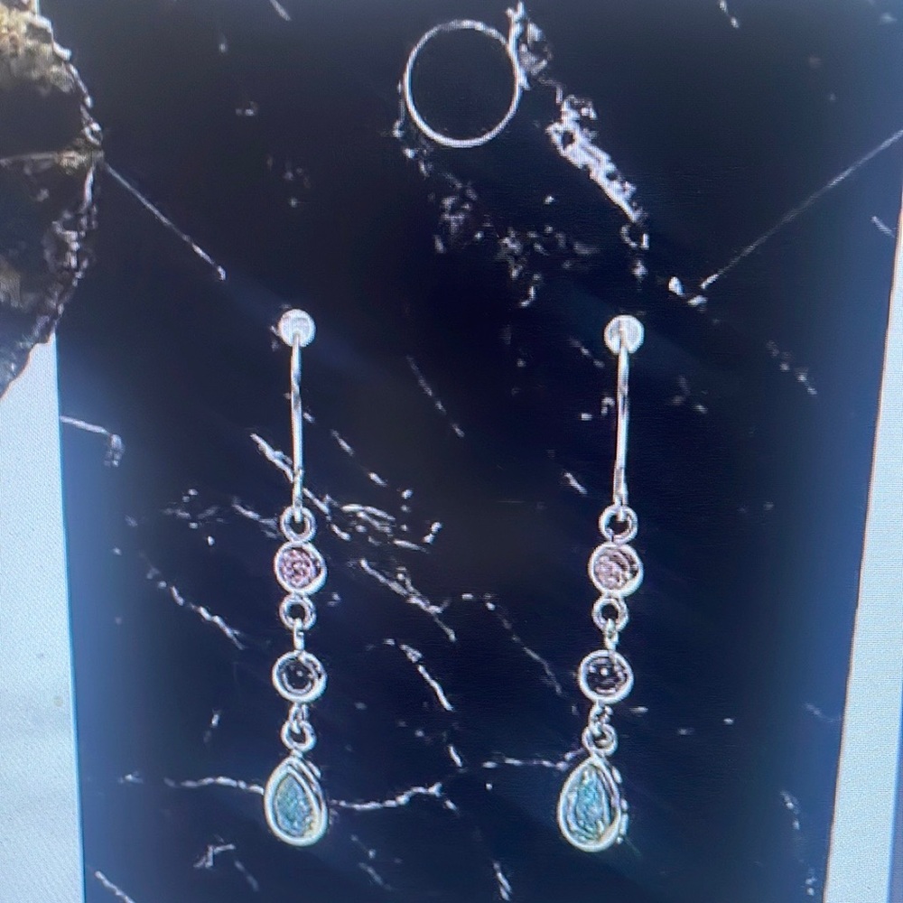 Elegant Silver Drop Earrings